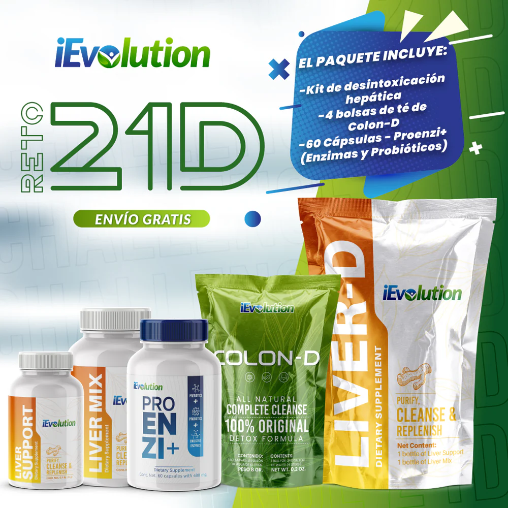 Reto 21D: Limpieza de Hígado y Vesícula con Enzimas digestivas– iEvolution